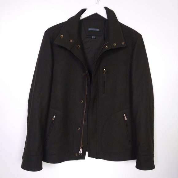 John Varvatos Wool Jacket Size 50 Medium Brown - Picture 3 of 11